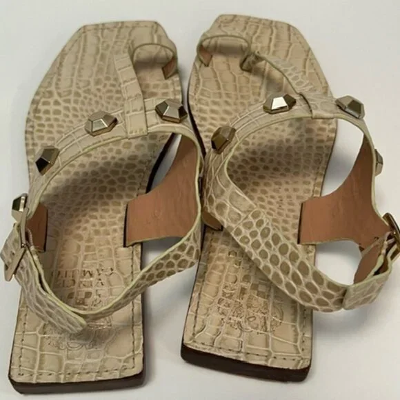Designer Vince Camuto Dailette Womens Sandals Taupe Size 8.5M - Picture 8 of 9
